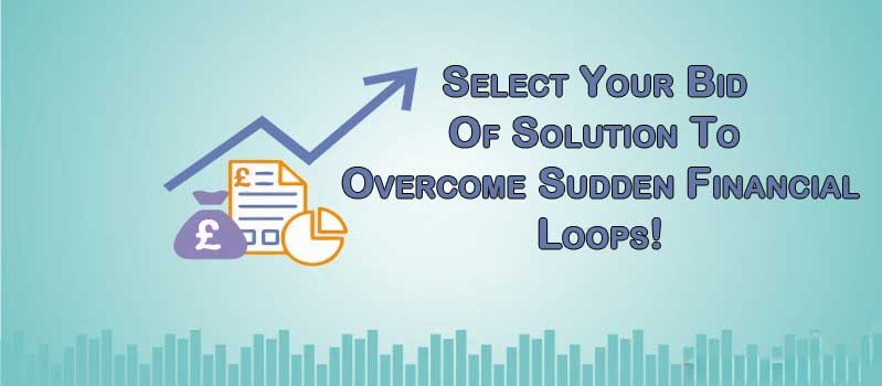 Select Your Bid Of Solution To Overcome Sudden Financial Loops!
